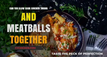 Slow Cooker Chicken Thighs and Meatballs: A Perfect Combo?