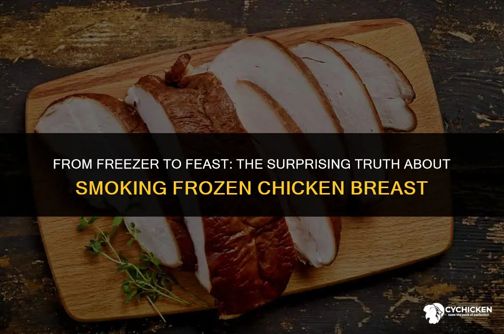can you smoke frozen chicken breast