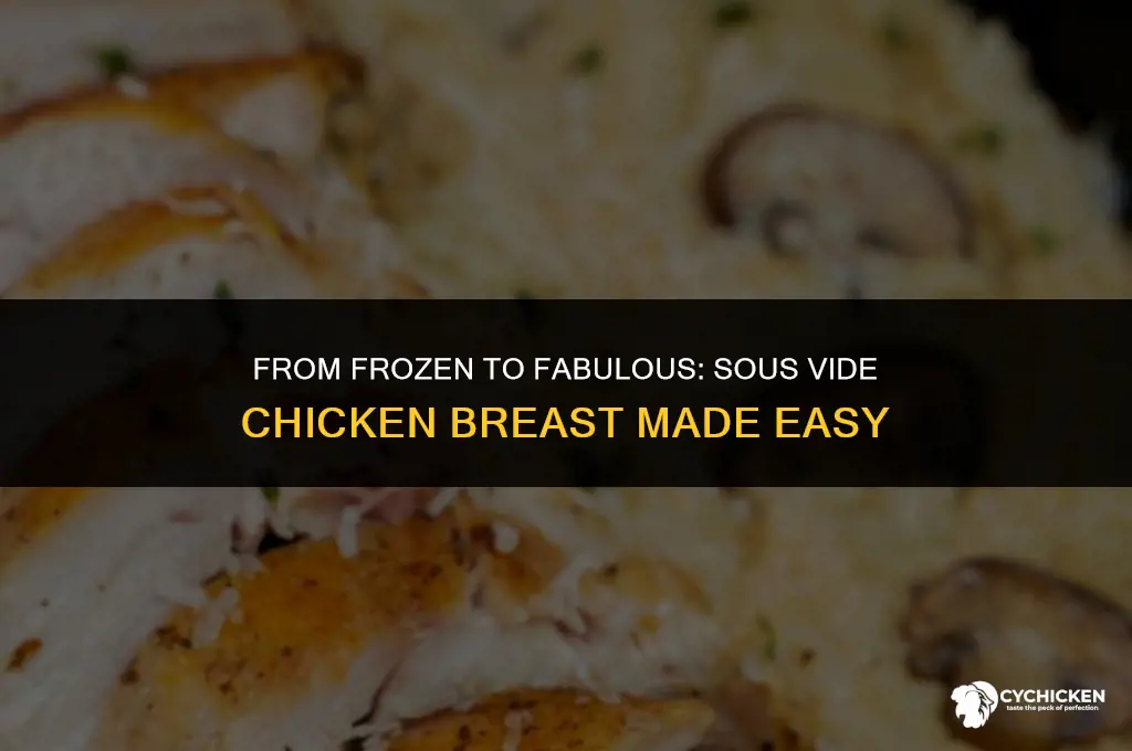 can you sous vide chicken breast from frozen