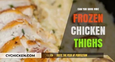 Reviving Frozen Chicken Thighs: The Sous Vide Solution