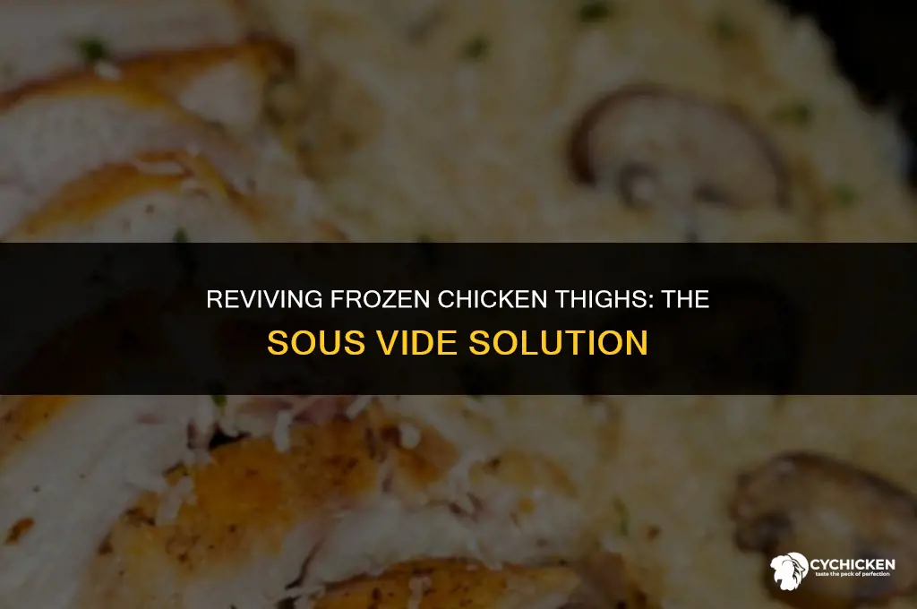 can you sous vide frozen chicken thighs