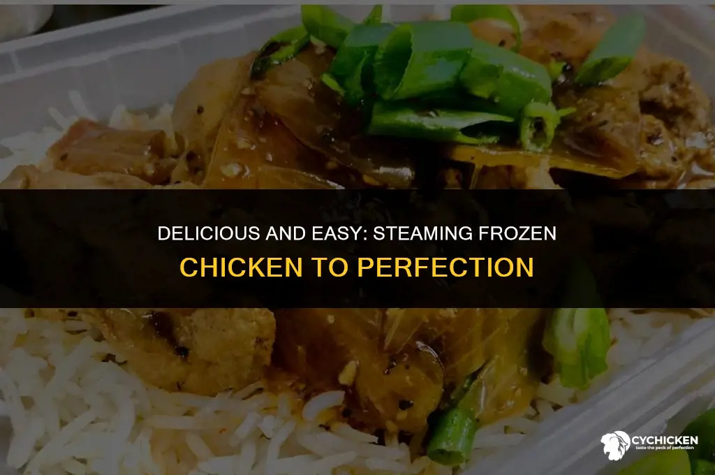 can you steam frozen chicken in a steamer