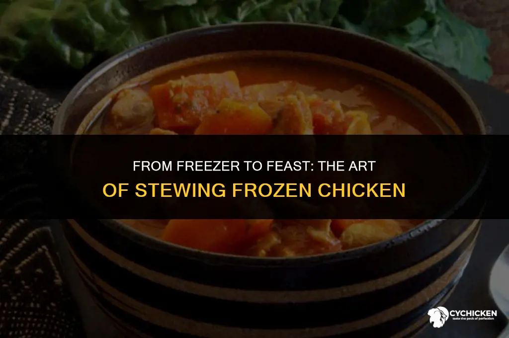 can you stew frozen chicken