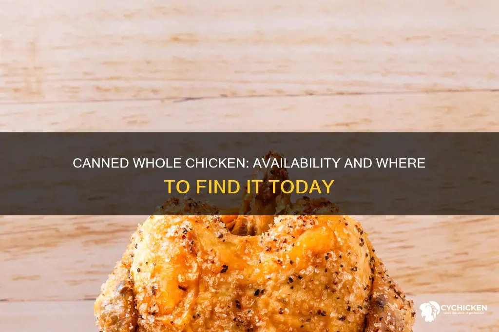 can you still buy canned whole chicken