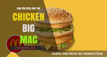Is the Chicken Big Mac Still Available for Purchase?