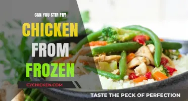 Frozen to Sizzling: The Art of Stir-Frying Chicken from Frozen