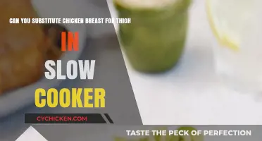 Can You Substitute Chicken Breast for Thigh in Slow Cooker Recipes?