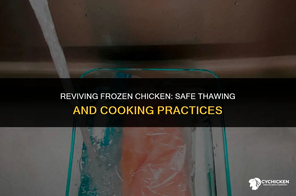 can you thaw already frozen then thawed & cooked chicken
