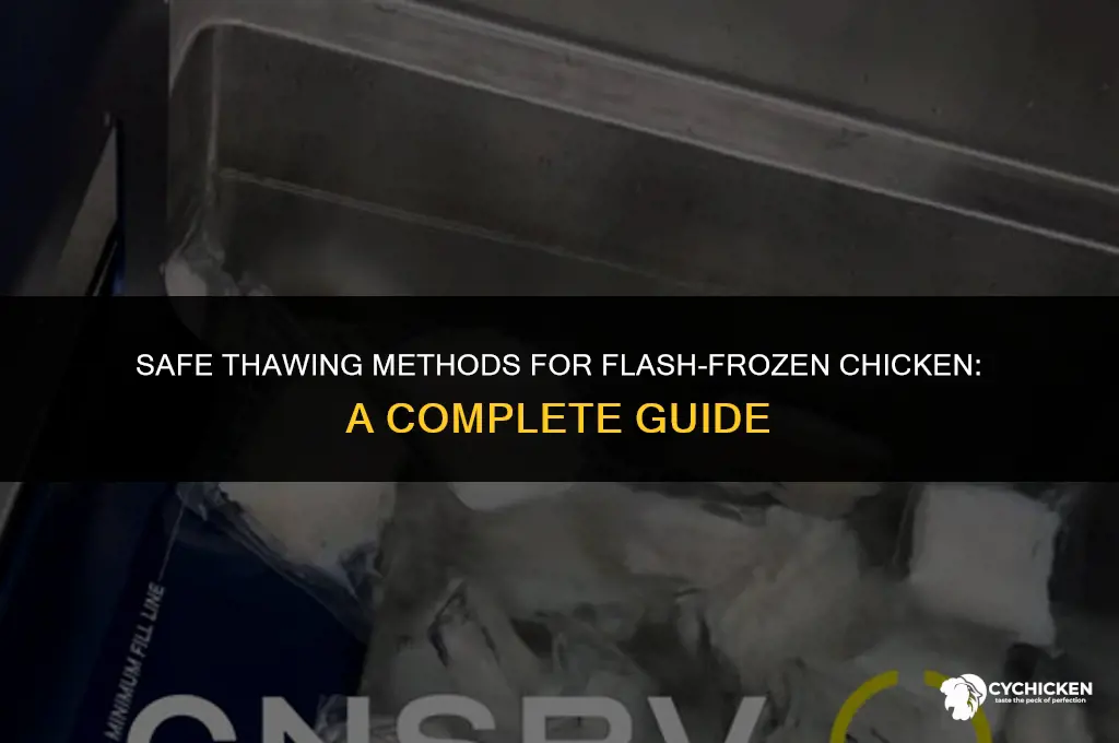 can you thaw flash frozen chicken