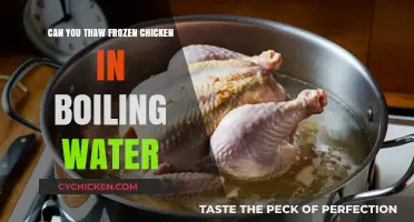 Safely Thawing Frozen Chicken: Boiling Water Method Explained