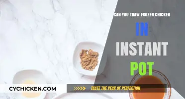 Quick and Safe: Thawing Frozen Chicken in Your Instant Pot