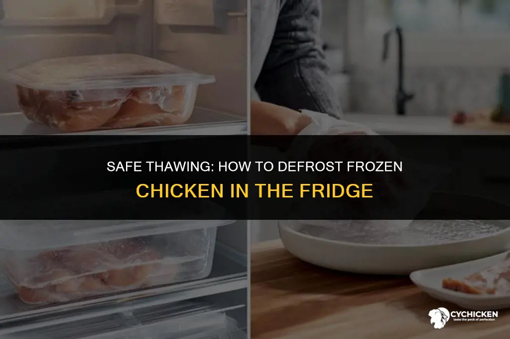 can you thaw frozen chicken in the fridge