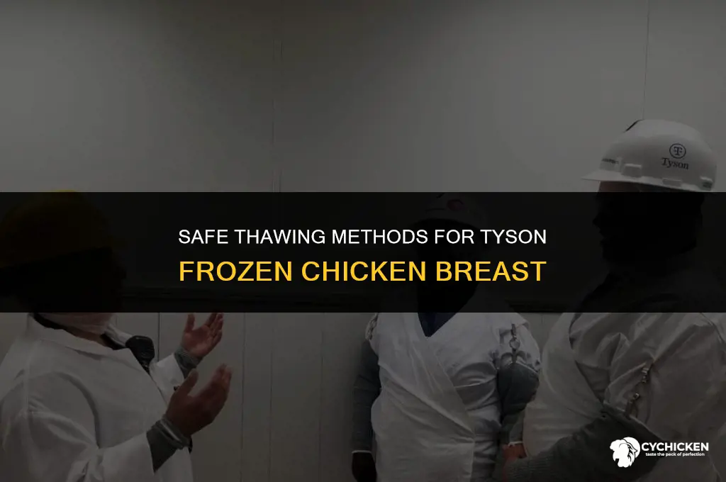 can you thaw tyson frozen chicken breast