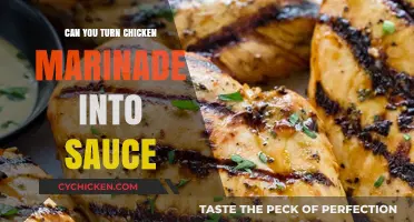 Transforming Chicken Marinade into Sauce: A Delicious Kitchen Hack