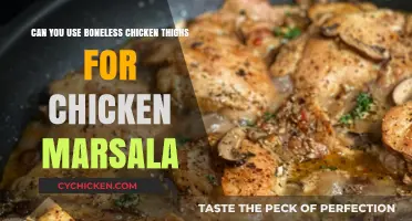 Boneless Chicken Thighs in Chicken Marsala: A Delicious Alternative?