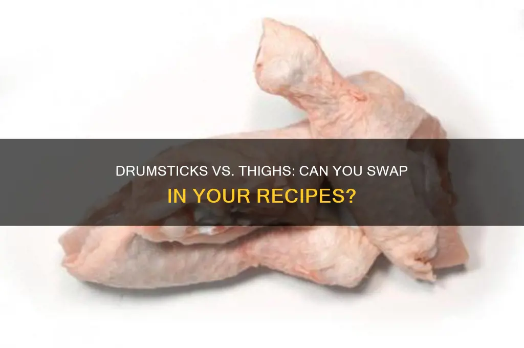 can you use chicken drumsticks instead of thighs