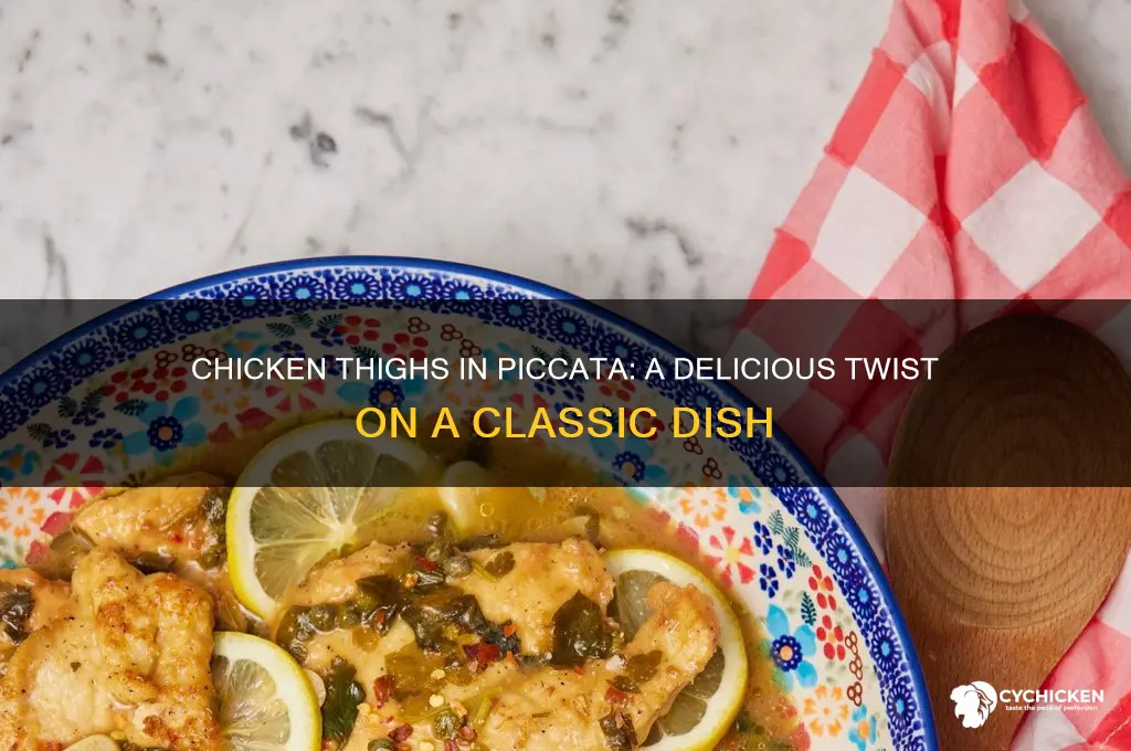 can you use chicken thighs for chicken piccata