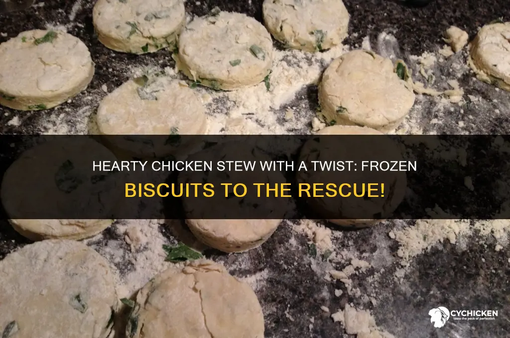 can you use frozen biscuits in chicken stew
