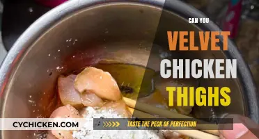Velveting Chicken Thighs: A Tender and Juicy Cooking Technique