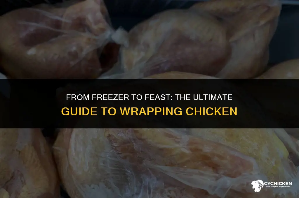 can you wrap chicken frozen