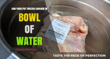 Thawing Frozen Chicken: Water Bath Method Explained