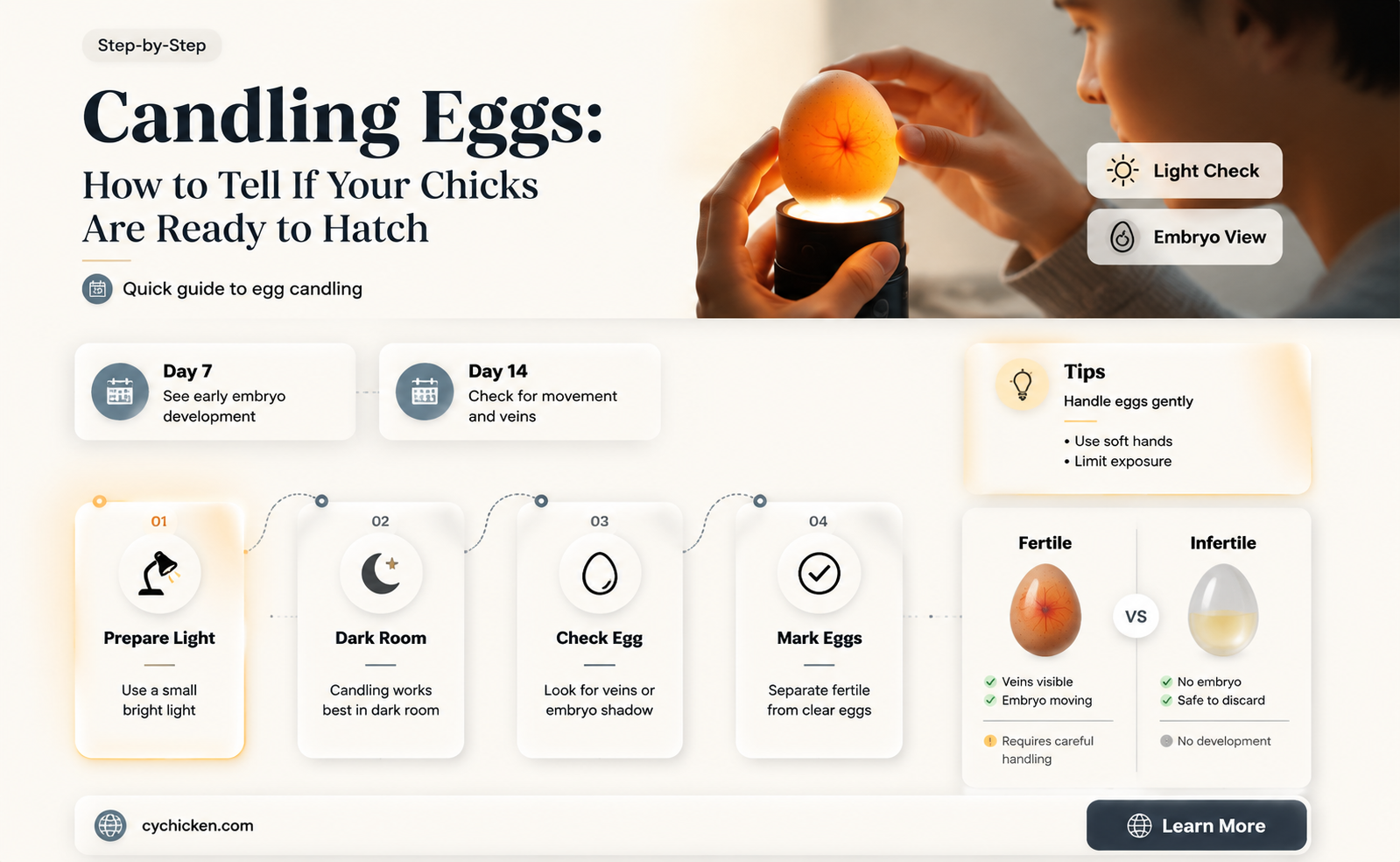 are my chicks ready to hatch candling