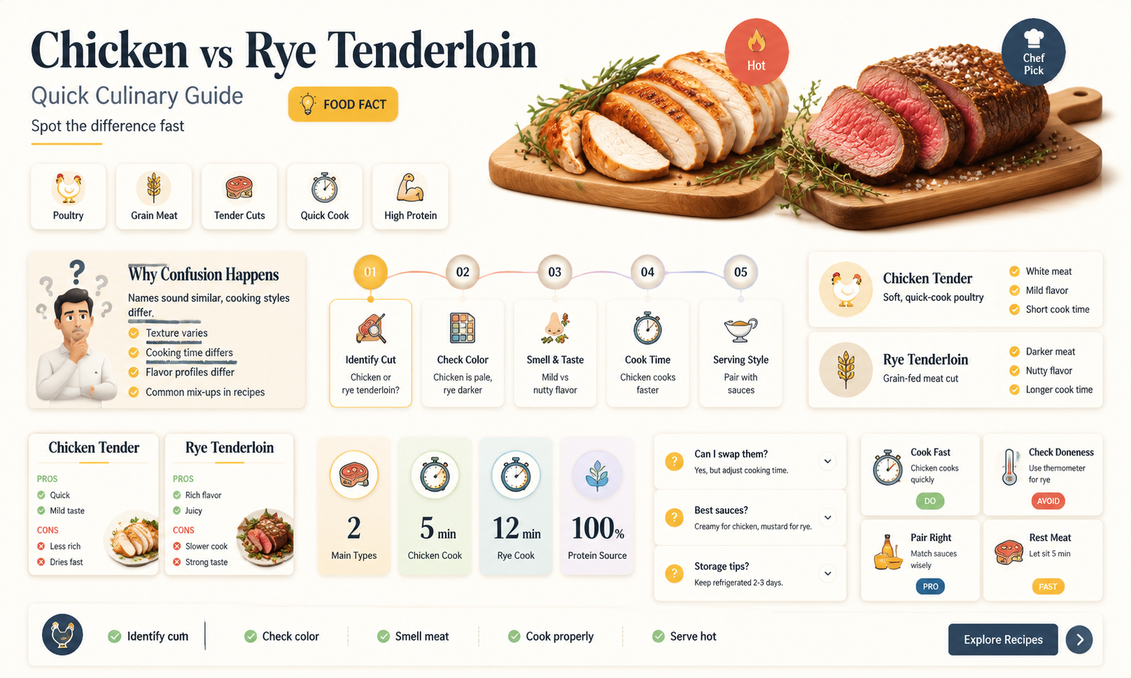 are chicken tender rye same as tenderloin