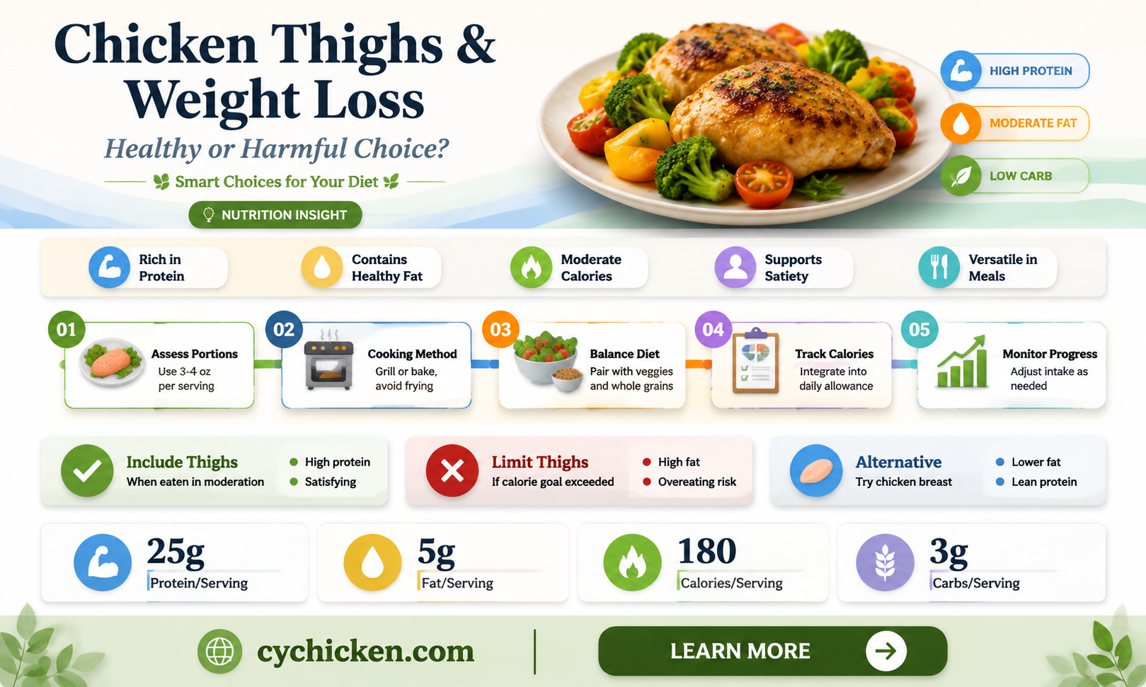 are chicken thighs bad for weight loss