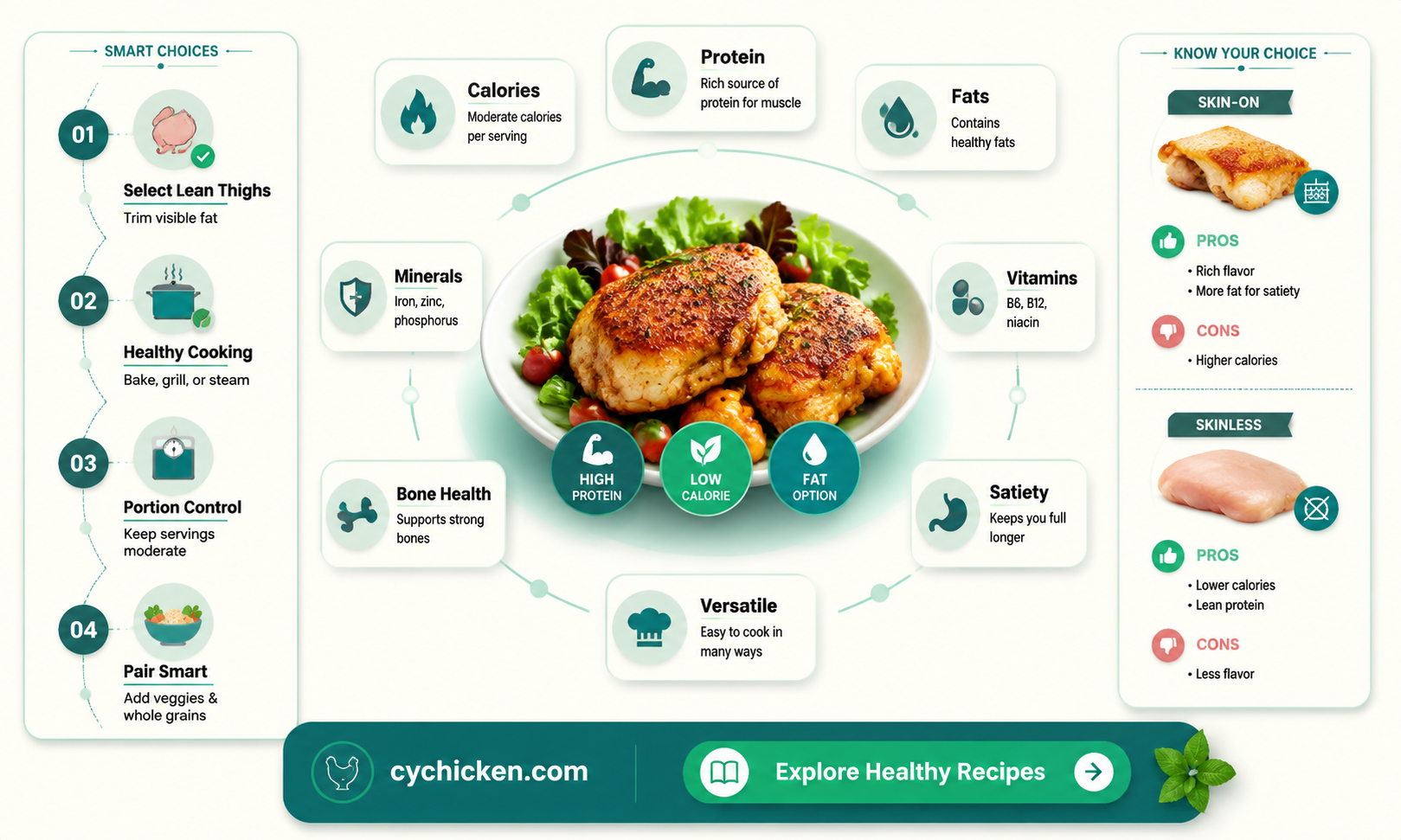 are chicken thighs healthy for weight loss