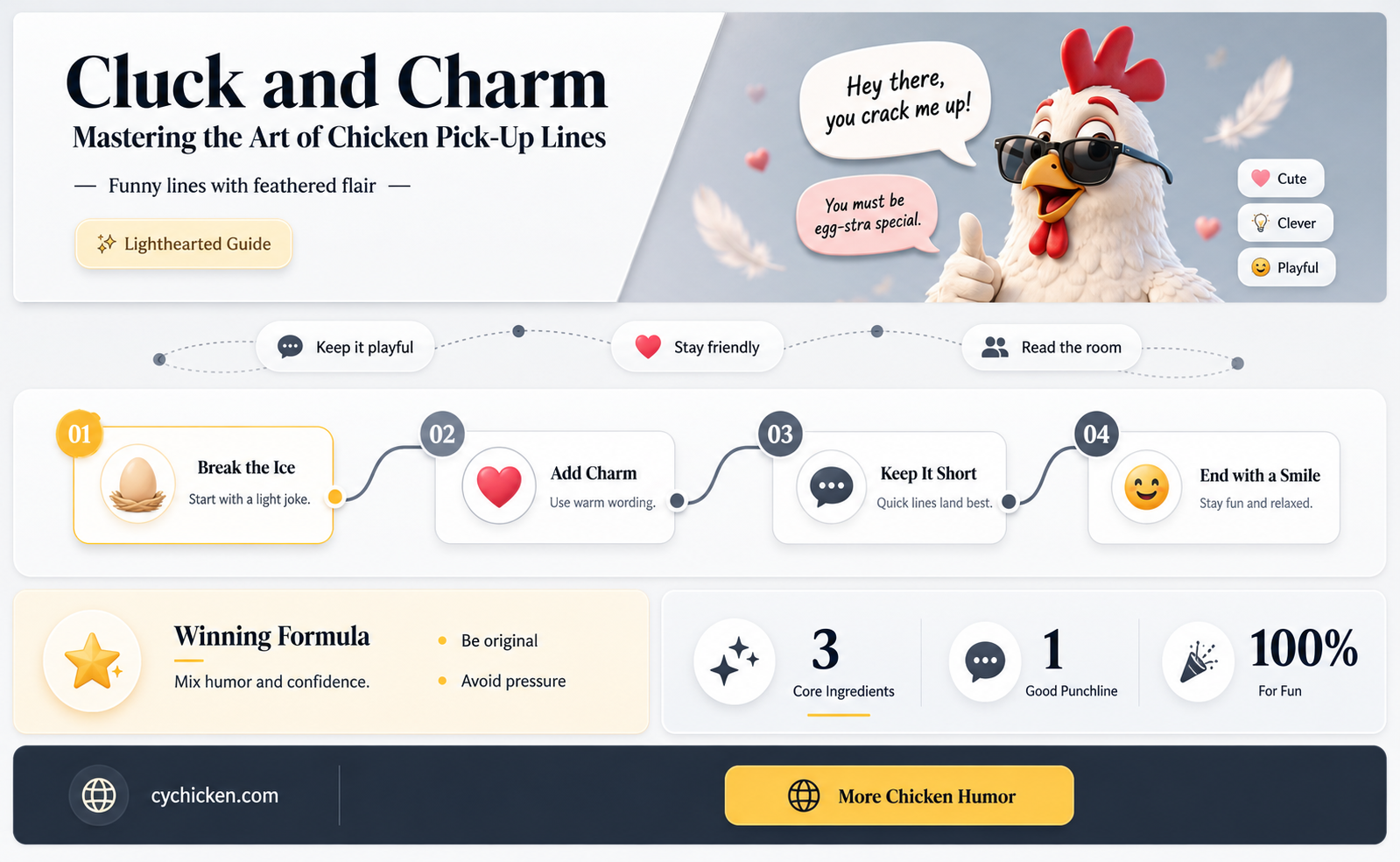 are u a chicken pick up line