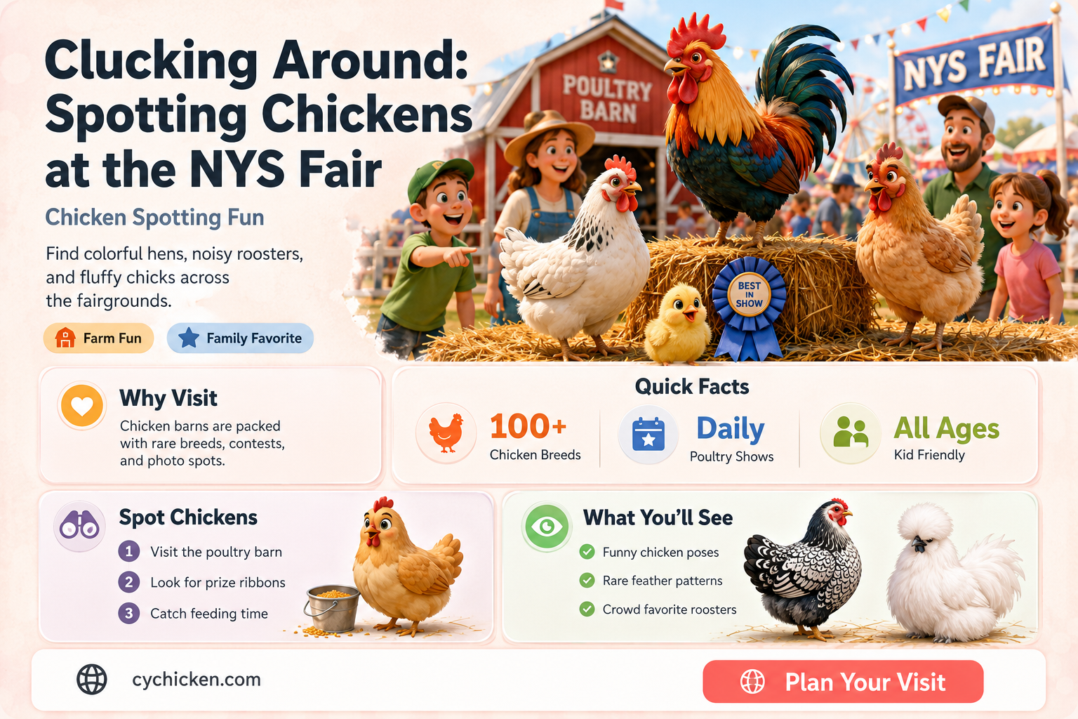 are there chicken at the nys fair