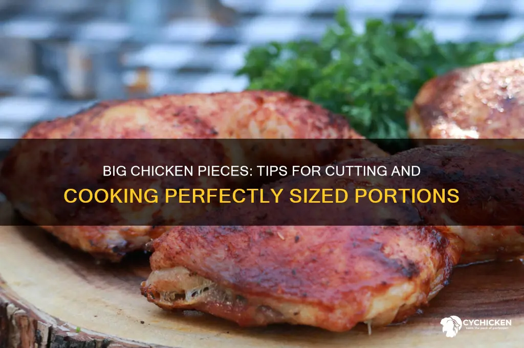 could the chicken be cut into big pieces