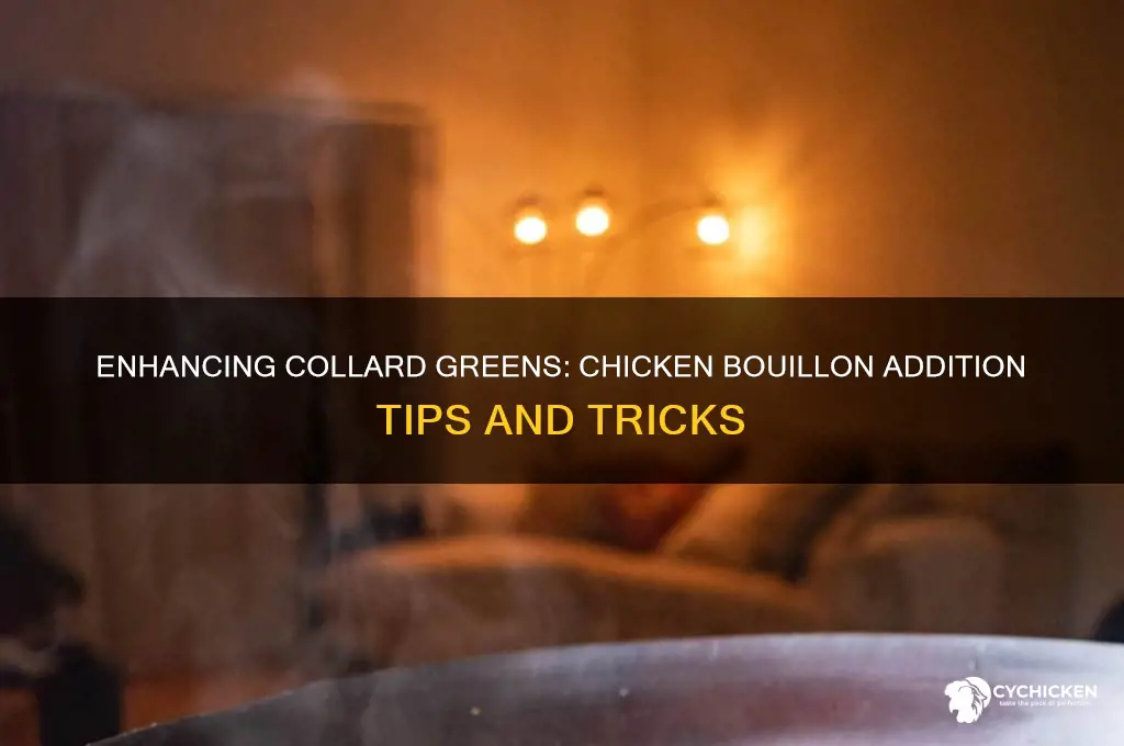could you add chicken buillion to collard greens
