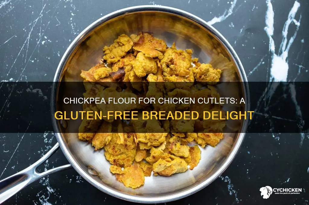 could you bread chicken cutlets with chickpea flour