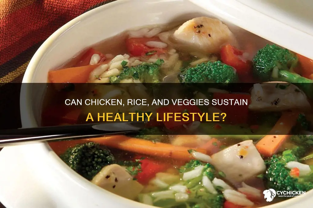 could you live off chicken rice and vegetables