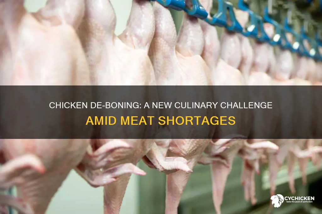 de-boning chicken becomes culinary challenge amid meat shortages