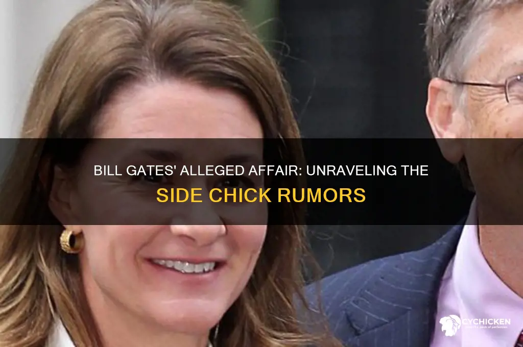 did bill gates have a side chick