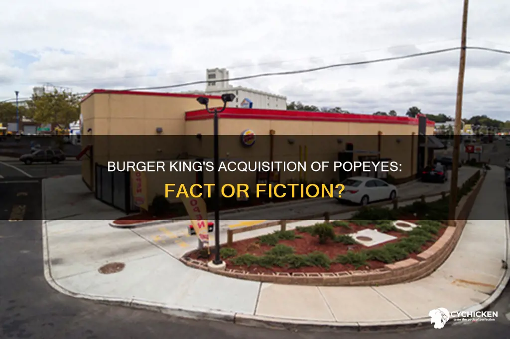 did burger king buy out popeyes chicken