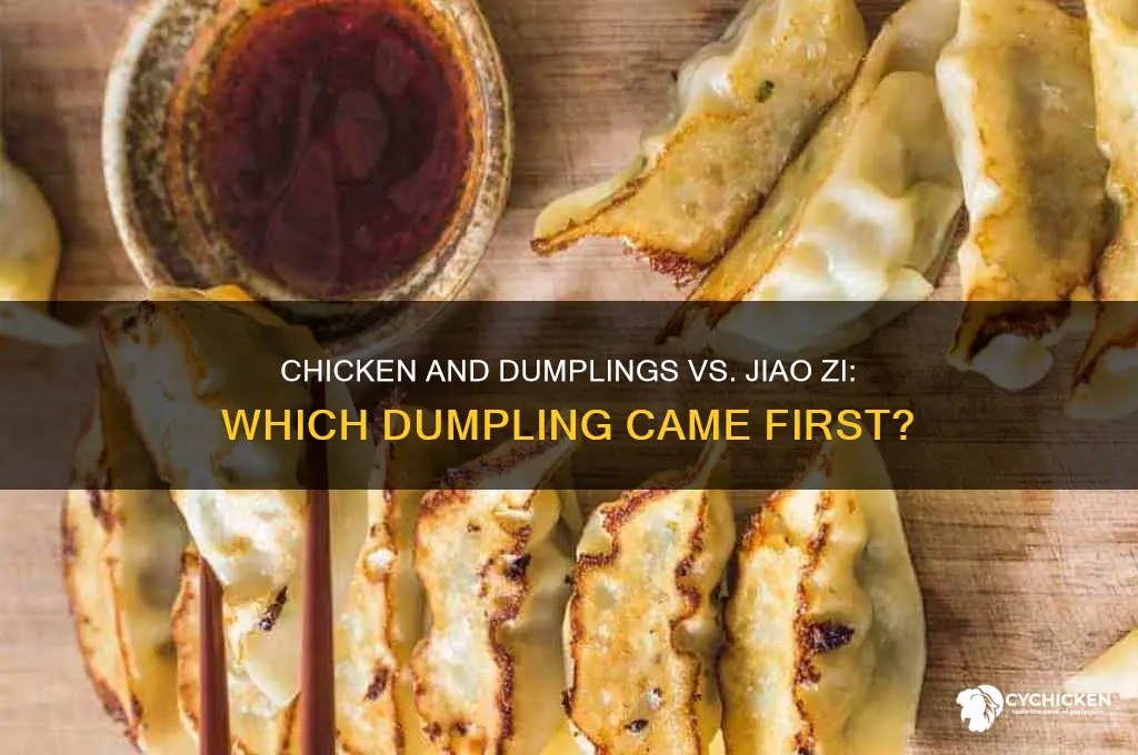 did chicken and dumplings predate jiao zi