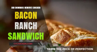 Did Domino's Discontinue the Chicken Bacon Ranch Sandwich?