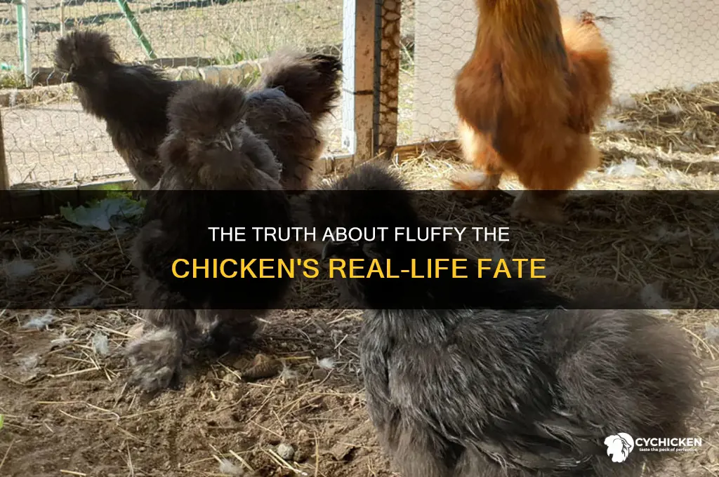 did fluffy the chicken die in real life