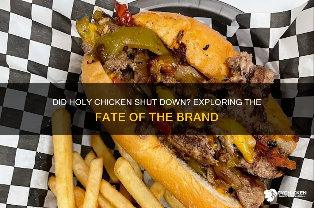 did holy chicken go out of business