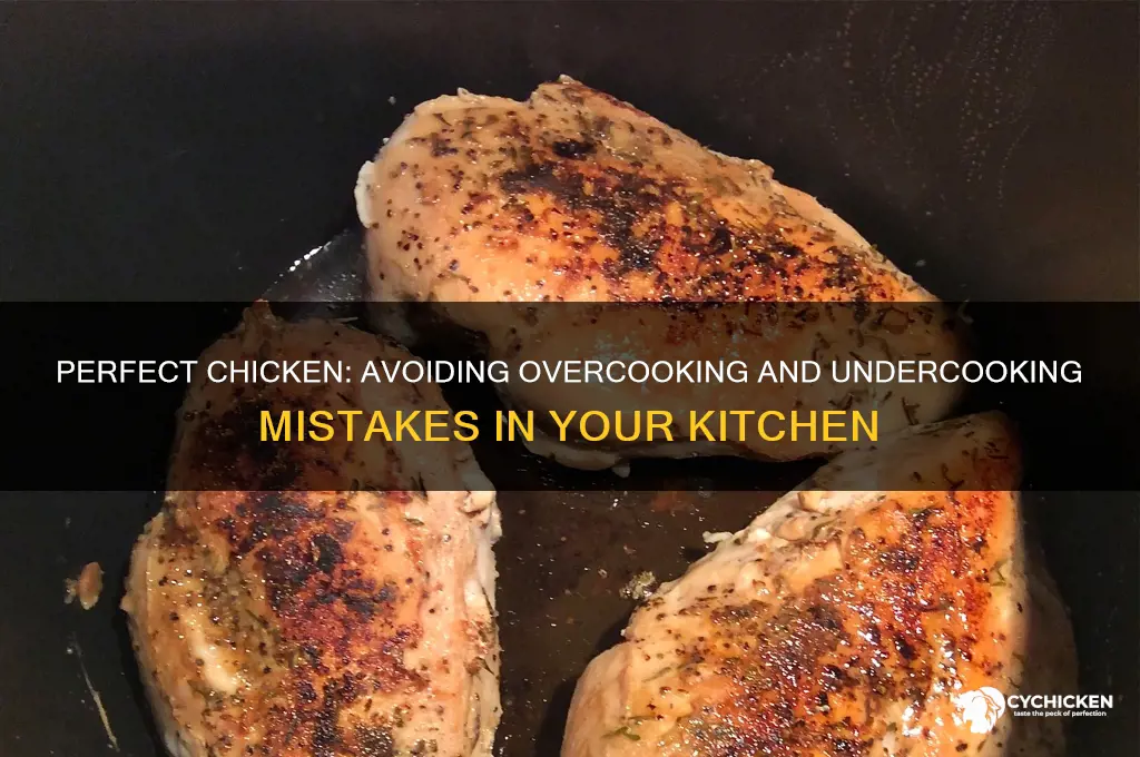 did i overcook or undercook my chicken