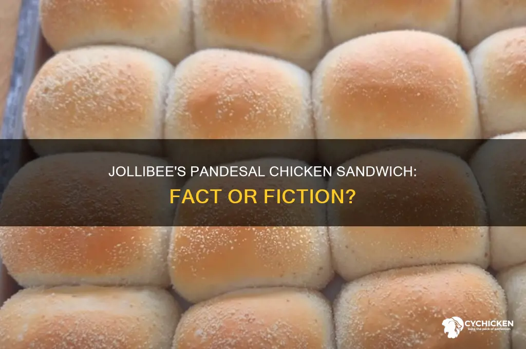 did jollibee have pandesal chicken sandwichs