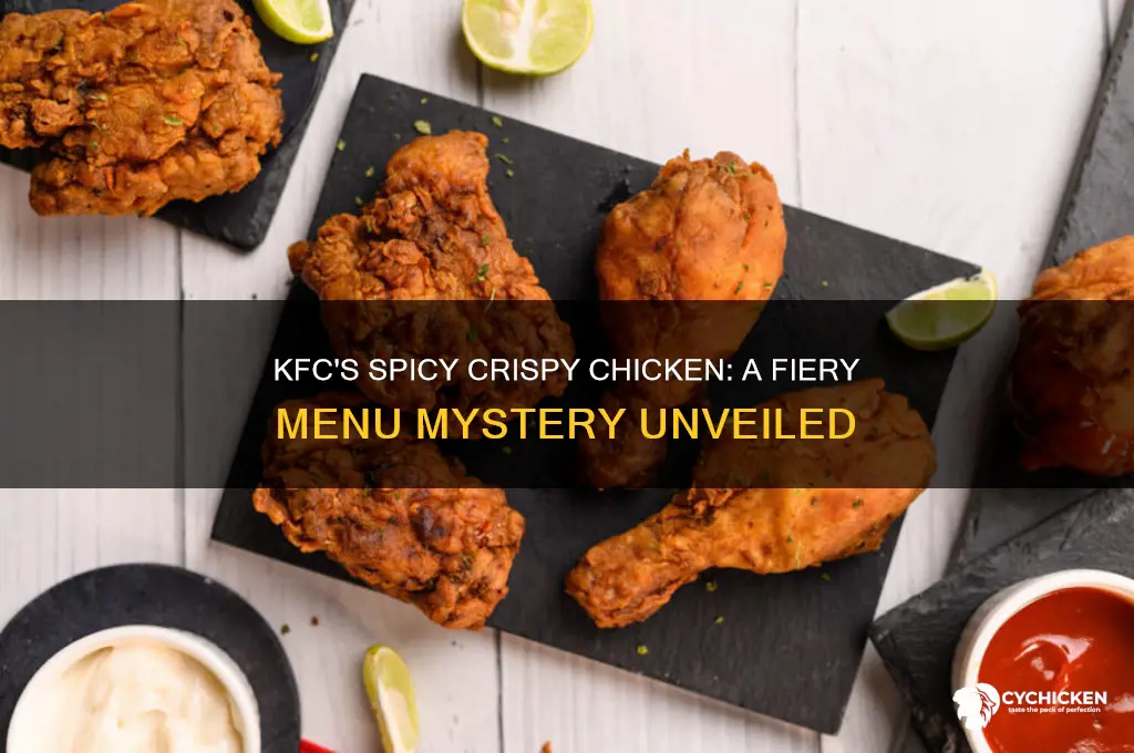 did kfc have a spicy crispy chicken