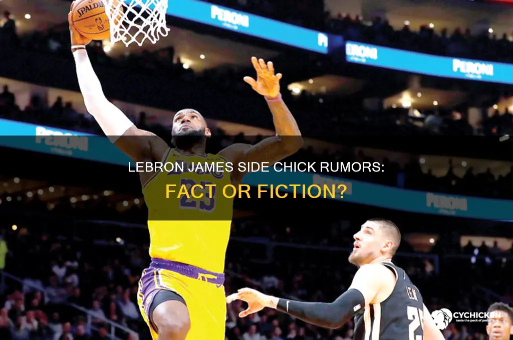 did lebron james have a side chick