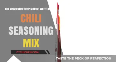 McCormick White Chicken Chili Seasoning Mix: Discontinued?