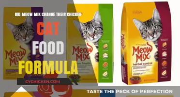 Meow Mix's Chicken Cat Food Formula: What Changed?