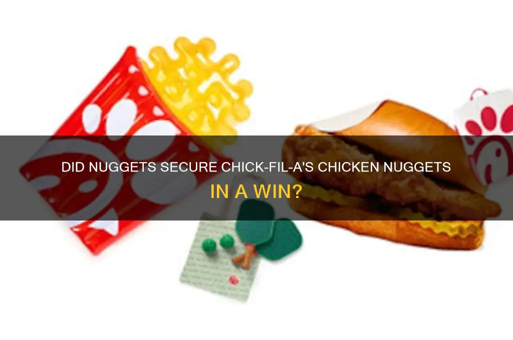 did nuggets win chicken nuggets from chick fil a