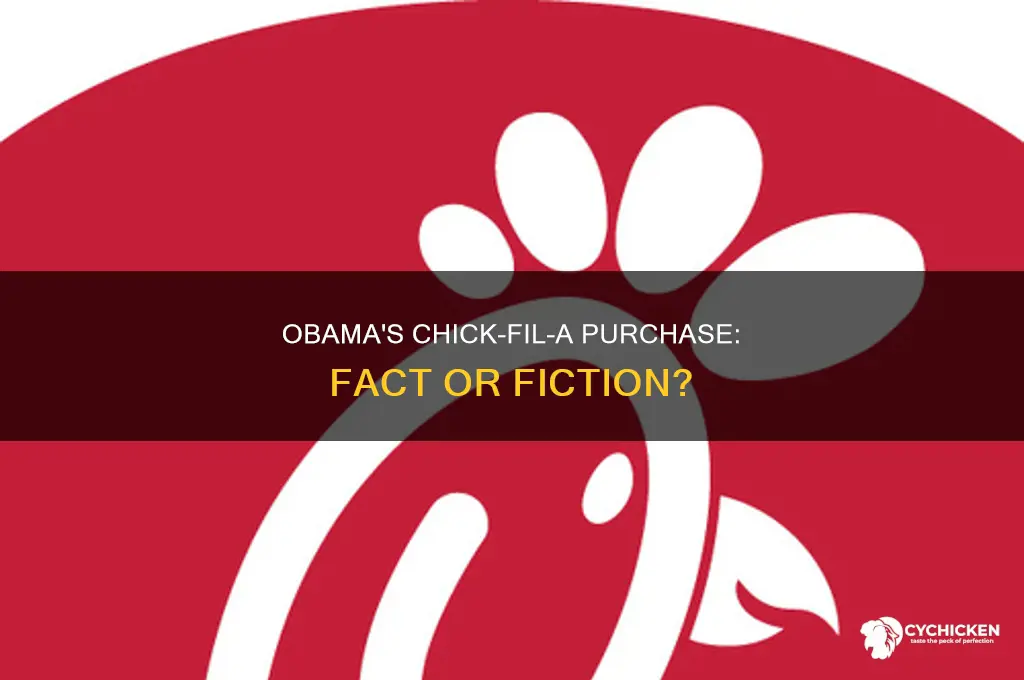did obama buy chick fil a